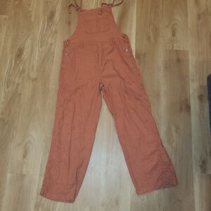 American Eagle Outfitters Terracotta Overalls